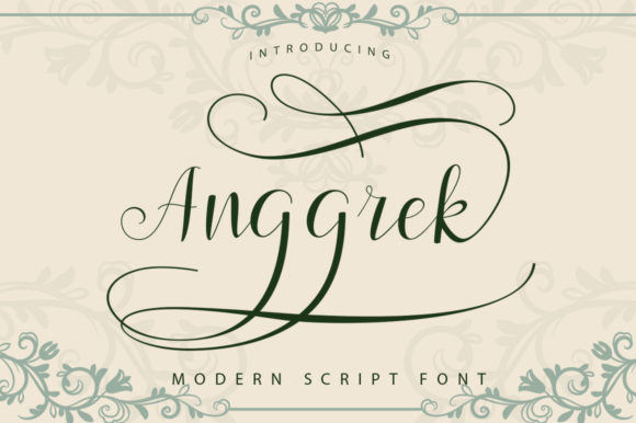 Anggrek: A Modern Script Font for Elegant & Feminine Projects