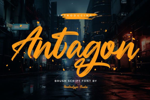 Antagon: A Creative Handwritten Font for Modern Designers