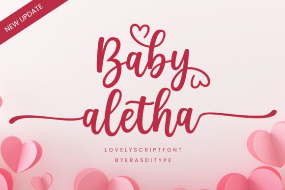 Baby Aletha: A Calligraphy Typeface That Dances With Elegance