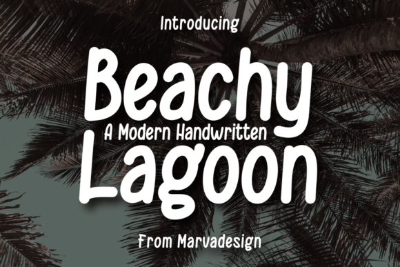 Beachy Lagoon: A Handwritten Font for Warm, Friendly Designs