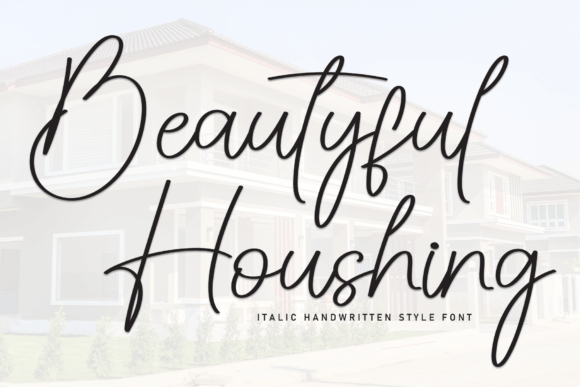 Beautyful Houshing Font: A Sweet Handwritten Typeface for Creative Projects