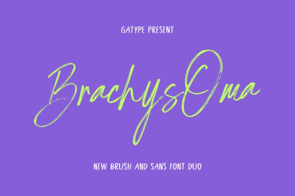 Brachys Oma: The Organic Font That Feels Like a Handwritten Note