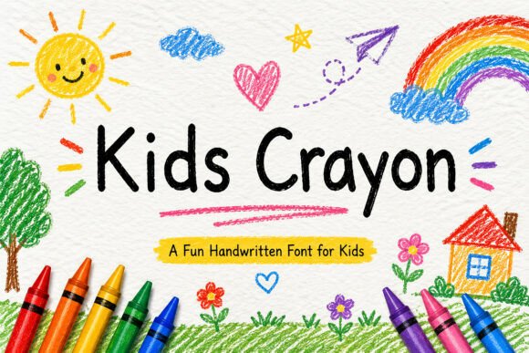 Bring Playful Energy to Your Projects with Kids Crayon