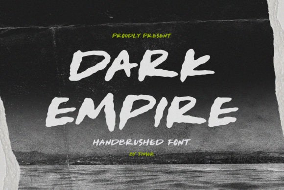 Dark Empire: The Bold Typeface for a Rebellious Brand Identity