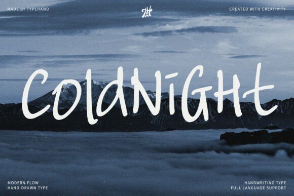 Discover Coldnight: A Handwritten Font with Authentic Charm