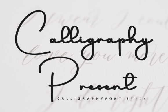 Discovering Calligraphy Present: A Font with Graceful Character