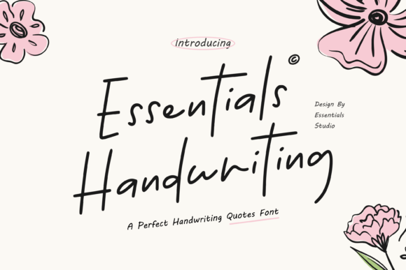 Essentials Handwriting: A Font for Authentic Design