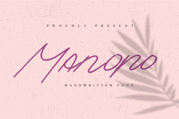 Manopo: The Delicate Script for Modern Brand Elegance
