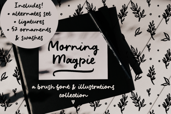 Morning Magpie: A Handwritten Font for Authentic Design