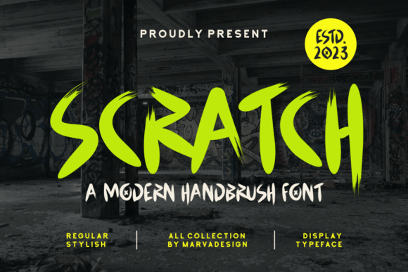 Scratch: The Modern Handbrush Font for Bold Designs