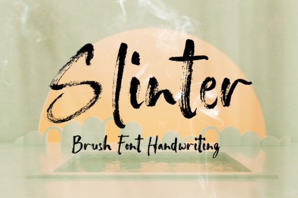 Slinter: A Handwritten Brush Font for Modern Projects