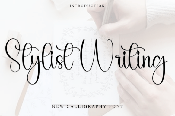 Stylist Writing: A Festive Typeface for Holiday Designs