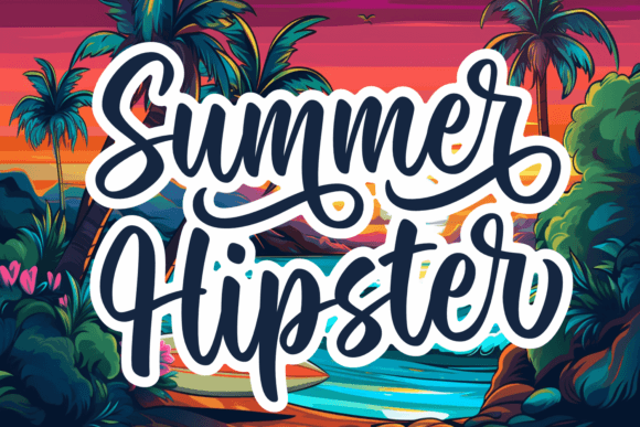 Summer Hipster: A Handwritten Font for Happy Designs