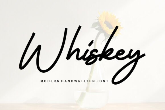 The Art of Whiskey: A Handwritten Font for Timeless Design