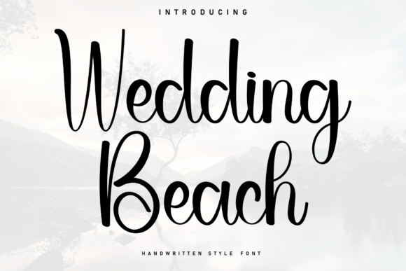 Wedding Beach: The Handwritten Font for Modern, Elegant Branding