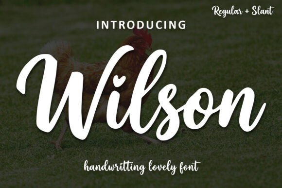 Wilson: The Handwritten Font with Effortless Charisma