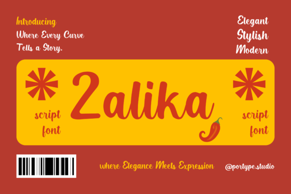 Zalika: A Script Font That Marries Tradition with Modern Flair